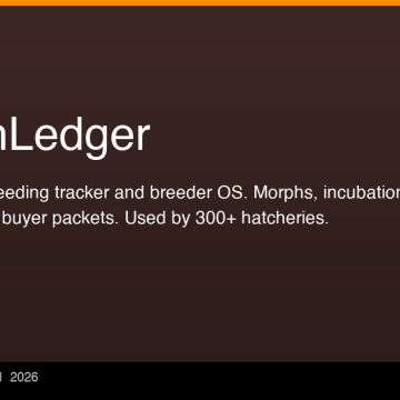 Over 300 Reptile Hatcheries Replace Spreadsheets With HatchLedger Breeding Platform