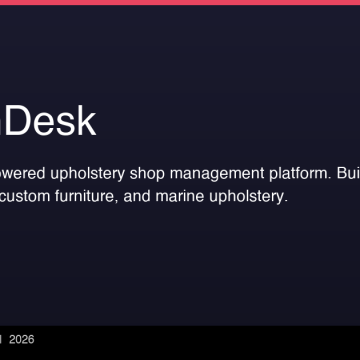 StitchDesk Launches as the First Operating System Built Specifically for the Upholstery Industry