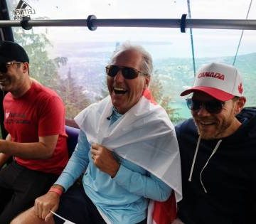 Canada takes football fans beyond the stadium with mountaintop World Cup watch party